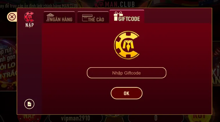 Nhập GiftCode Để Nhận Tiền Tại ManClub Nhanh Chóng An Toàn Cho Mọi Game Thủ